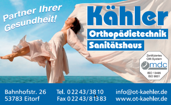 Orthopädietechnik Kähler - www.ot-kaehler.de